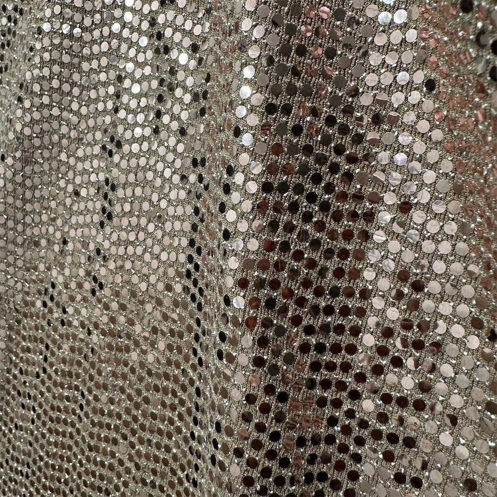 NWT Bebe Women's XS Rose Gold Sequin Top Sleeveless Y2K Festival‎ Glam NYE Club - Picture 3 of 9